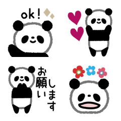 Panda character emoji