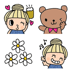 Various emoji 1012 adult cute simple