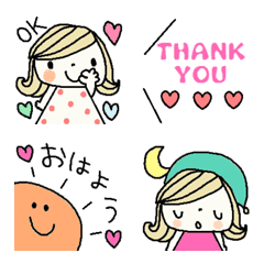 Various emoji 1016 adult cute simple