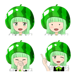 Watermelon Girl Emoji