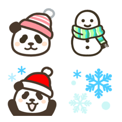 Pandan winter emoji