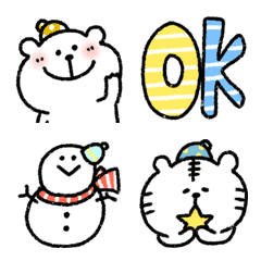 Kumao&Torataro Emoji4(winter)