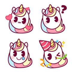 Cute Unicorn Emoji – LINE Emoji | LINE STORE