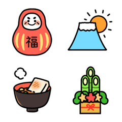 New Year's simple emoji