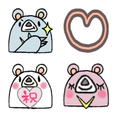 Facial expression Emoji of Kumae-chan 2
