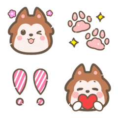 Fluffy sheltie emoji