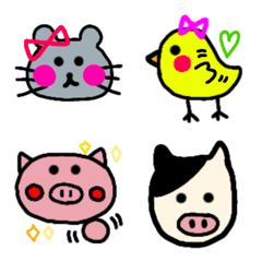Emoji of cute animals
