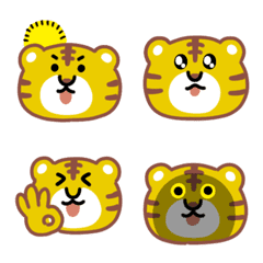 Cute tiger emoji 3
