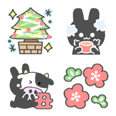 black Rabbits Emoji3