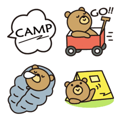 Emoji for people who like camping