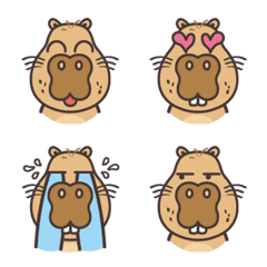 So Cute Capybara Emoji