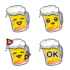 Happy beer Emoji