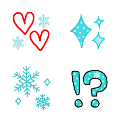 Usable winter version of emoji