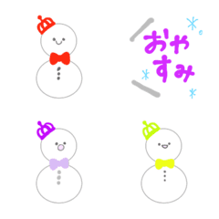 colorful Snowmen4