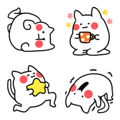 Strange movement cat emoji