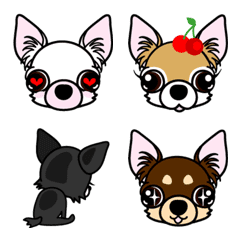 Long Coat Chihuahua Emoji