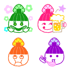 Rice ball(onigiri) sue Emoji#002