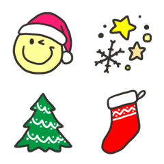 ポップで可愛い クリスマス フレーム Emojilist Lineクリエイターズ絵文字まとめサイト