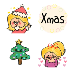 winter girl emoji