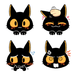 Bastet the black cat Emoji