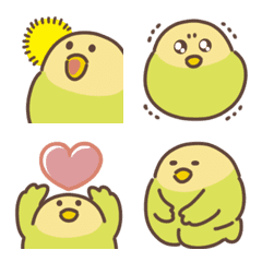 Cute parakeet emoji 3