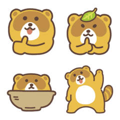 Cute raccoon emoji 3