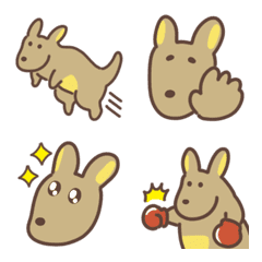 Cute kangaroo emoji 3