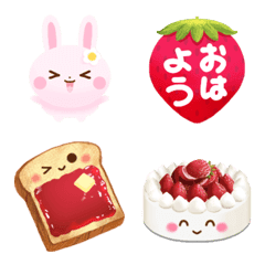 Strawberry  red emoji