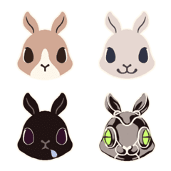 The Big Eyed Rabbits Emoji