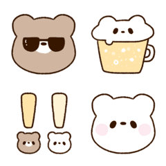 Brown bear & White bear