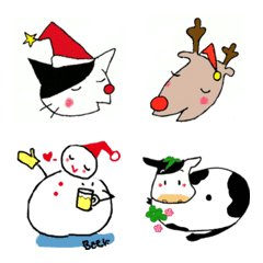 Chobi's family for Christmas and winter