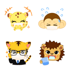 "DOUBUTSU URANAI" Emoji face mask Ver.