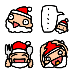 桂丸のクリスマス用サンタクロース絵文字