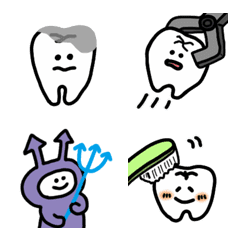 The funny teeth emoji