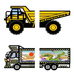 Vehicle emoji 3 truck special feature