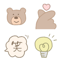 cute bear emoji...
