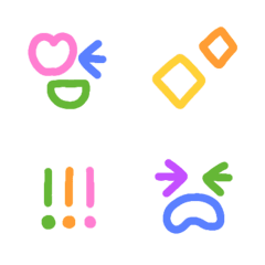 Super colorful emoji