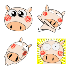 A Cute pig Emoji