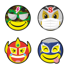 smiley pro wrestling maskman emoji 2