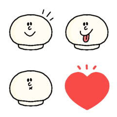 White mushrooms Emoji(Everyday)