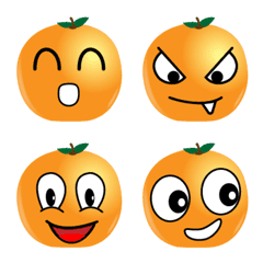 Cute orange 2_(emoji)