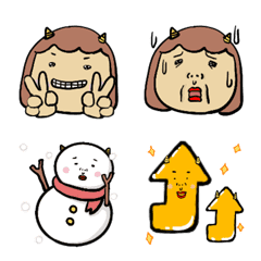 Oniyome emoji 2-Angry wife of emoji