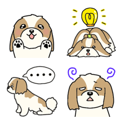 Dog Type Shih Tzu Emoji