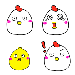 Chicken cute emoji1