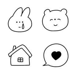 loose simple monotone Emoji