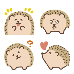 Cute hedgehog emoji 3