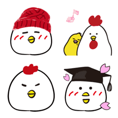 Niwatori Family Heartwarming Emoji