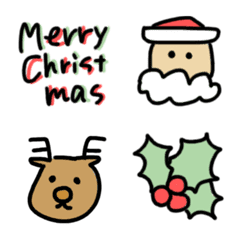 Christmas emoji.