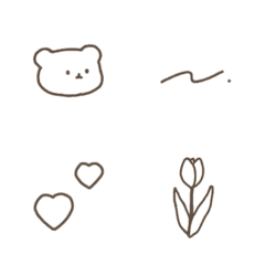 simple and cute symbol 2 – LINE Emoji | LINE STORE