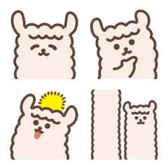 Cute alpaca emoji 3